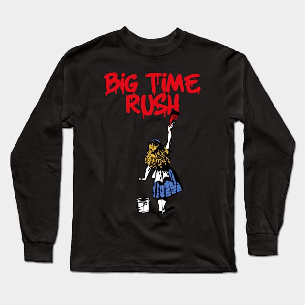 big time rush and red girl Long Sleeve T-Shirt by j and r